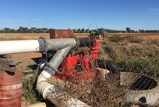 Exporting agricultural irrigation to Australia