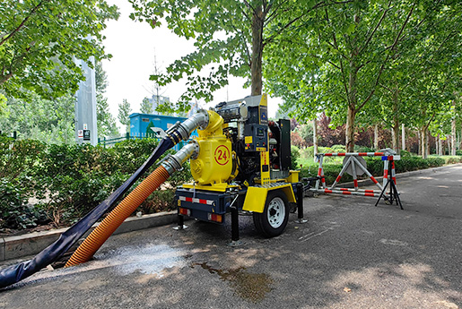 Urban emergency flood control and drainage